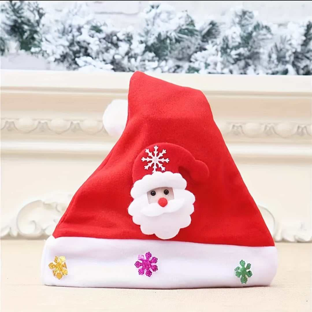 1pc Christmas Luminous Snowman Hat for Adults, Cartoon Christmas Hat, Party Decoration Gift