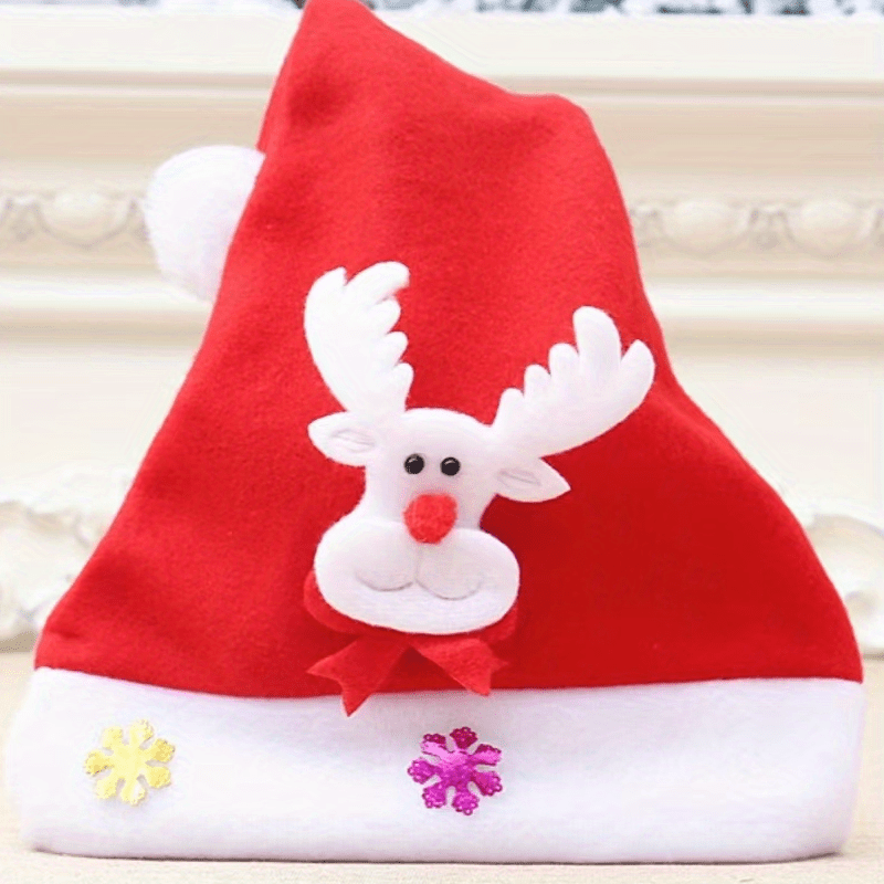 1pc Christmas Luminous Snowman Hat for Adults, Cartoon Christmas Hat, Party Decoration Gift