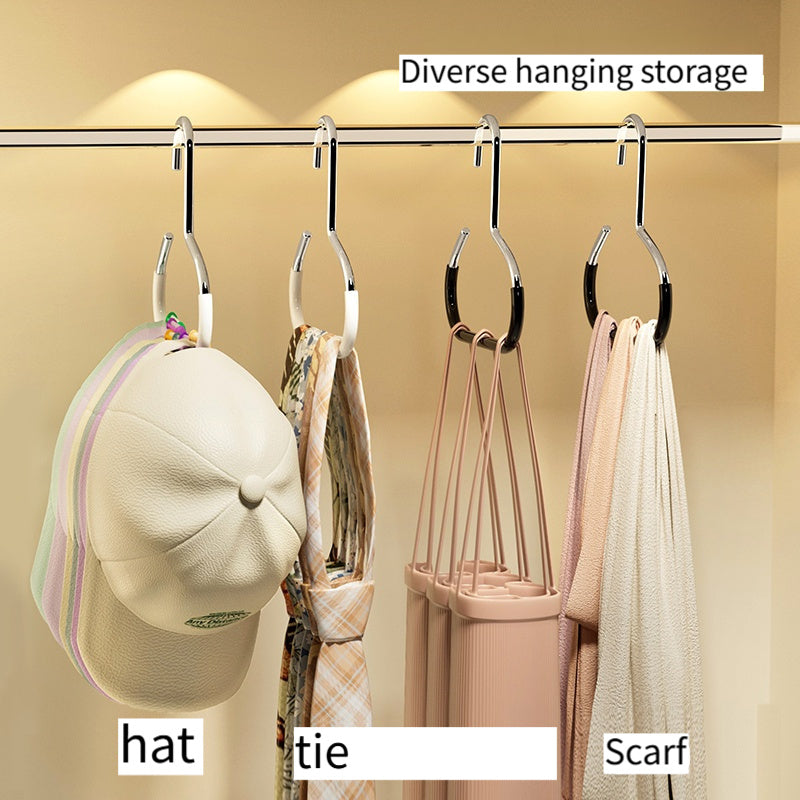 Space-Saving Metal Hat Rack - Portable, Alloy Steel Hanging Organizer for Baseball Caps & More - Perfect for Dorms & Home Storage