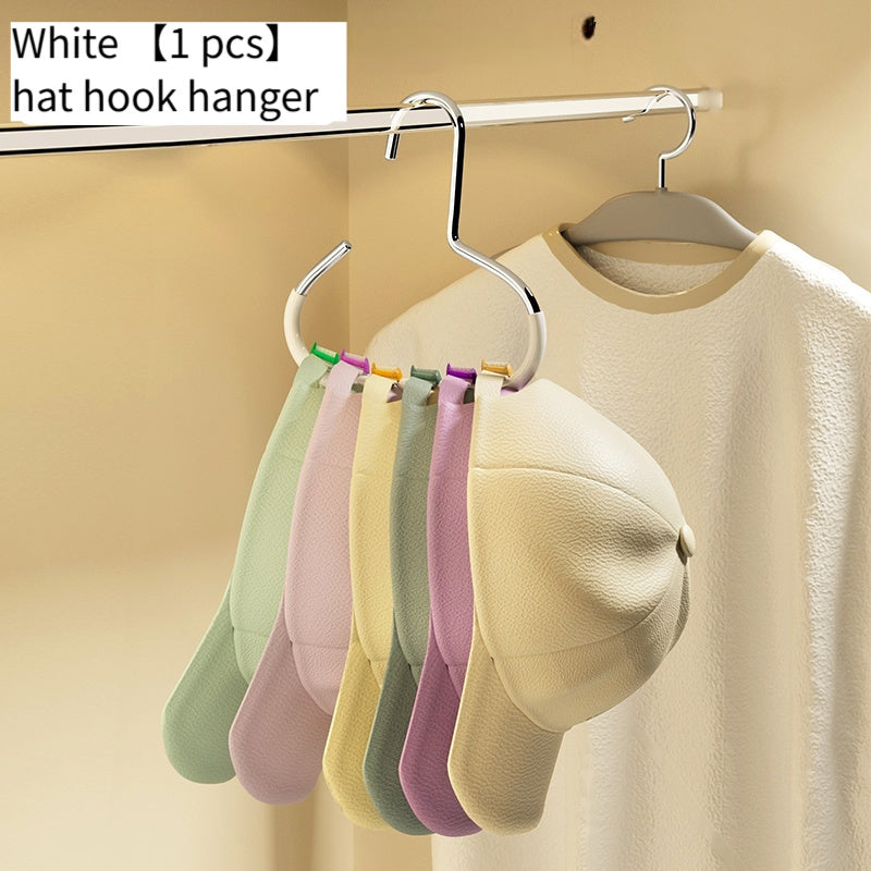 Space-Saving Metal Hat Rack - Portable, Alloy Steel Hanging Organizer for Baseball Caps & More - Perfect for Dorms & Home Storage