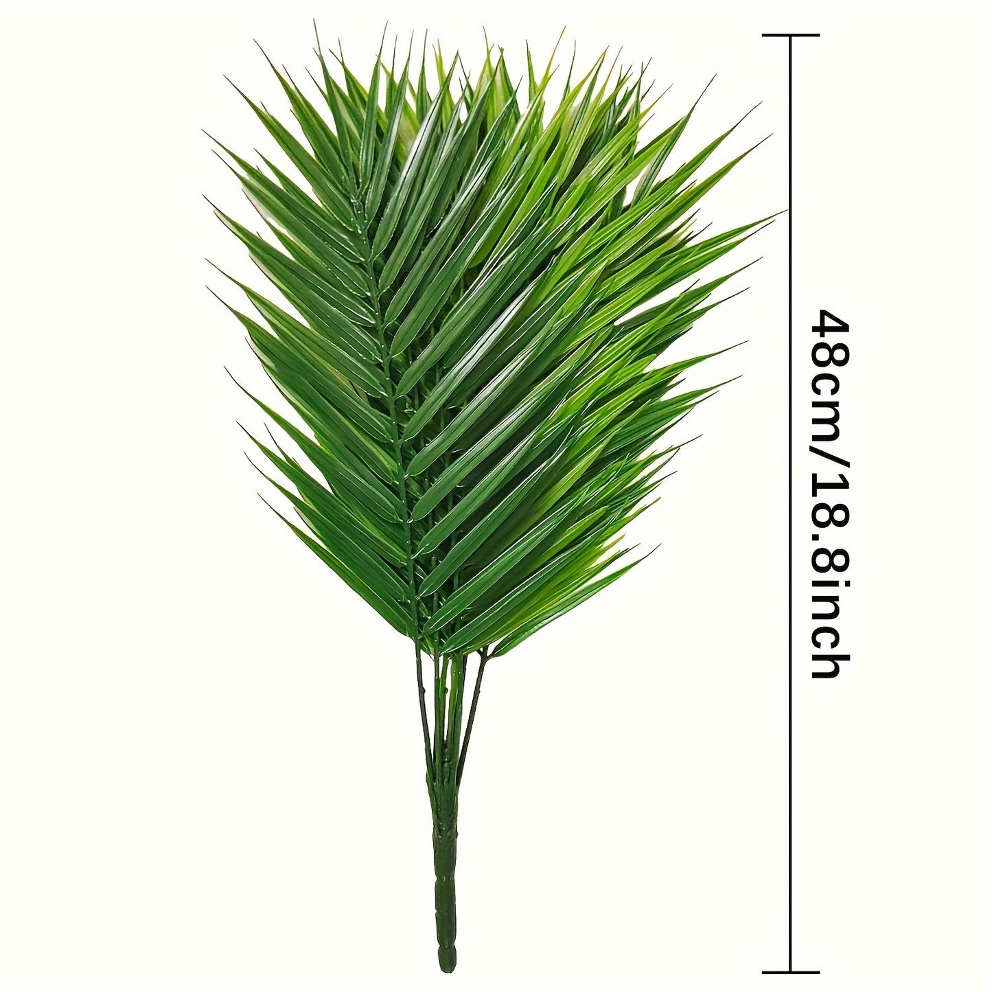 1pc 20" Fake Plants, Large Tropical Palm Tree, Artificial Monstera Faux Plant Tree In Pot For Indoor Outdoor Home Office Garden Decoration