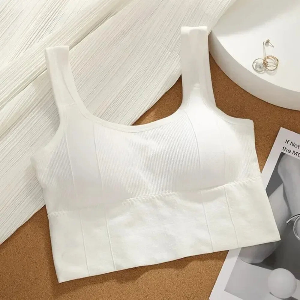 Sports Bra Anti-Sweat Fitness Top Women Seamless Yoga Bra Shockproof Crop Top Push Up Sport Bra Gym Workout Top