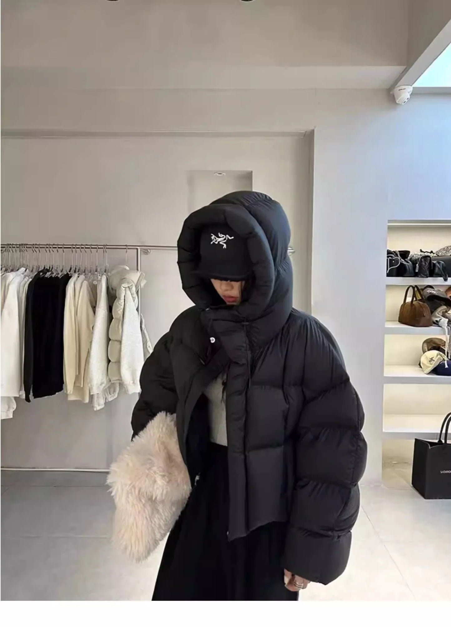 Trendy American Doudoune hiver en  Cotton  femmes Design Vêtements en coton Coupe ample