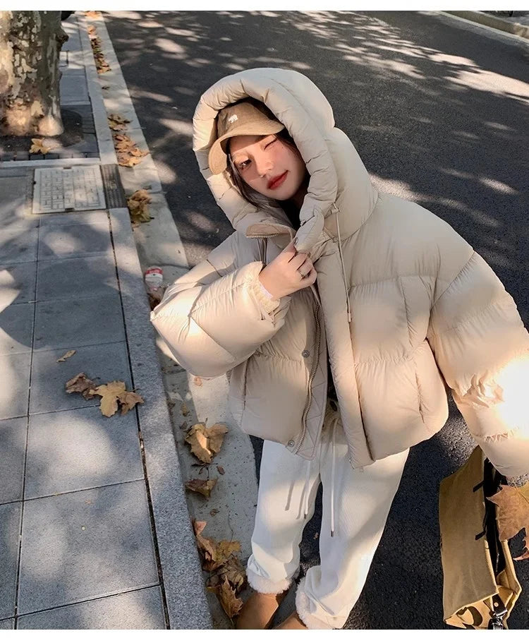 Trendy American Doudoune hiver en  Cotton  femmes Design Vêtements en coton Coupe ample