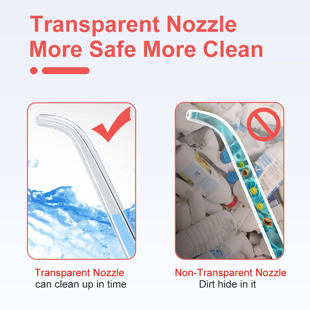 SEAGO – Irrigateur dentaire portable, rechargeable par USB, 3 modes, IPX7, pour le nettoyage des dents, SG833