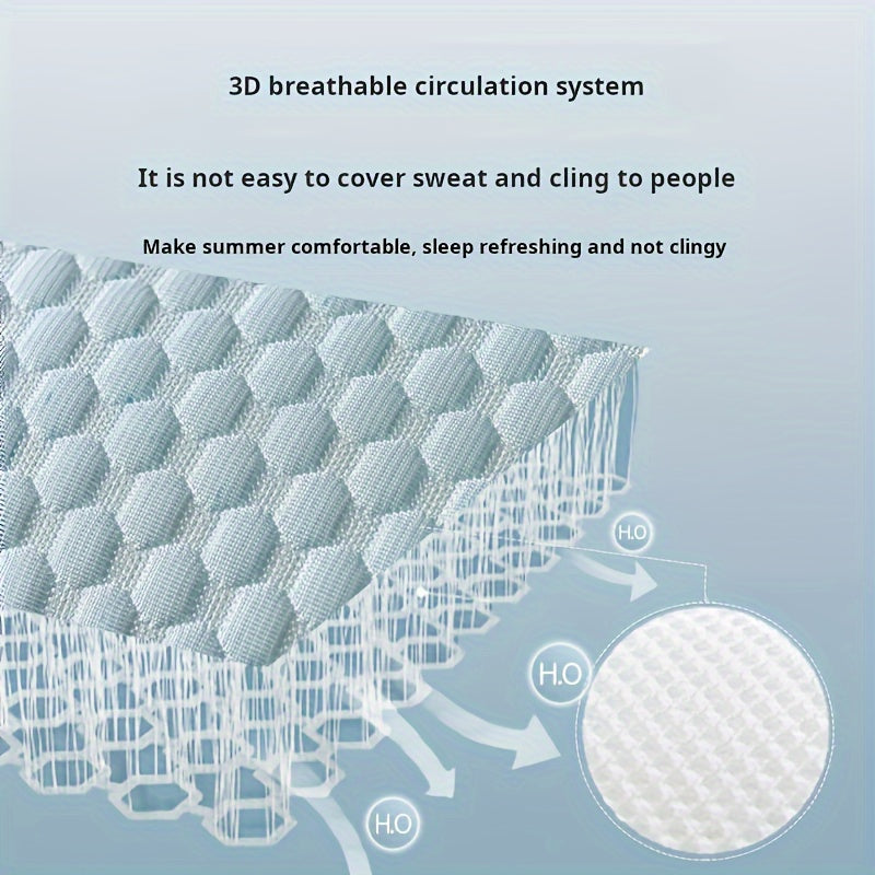 1pc Cold Bean Curd Pillow Supports Neck And Spine For Relaxing Sleep, Sleep Massage Pillow Core, Moisture Absorbing Breathable Household Bedding Pillow Suitable For Living Room, Bedroom, Home Decoration
