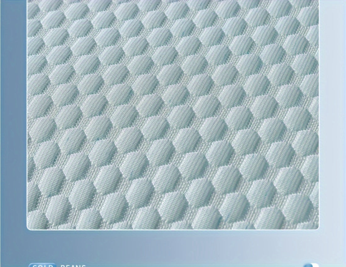 1pc Cold Bean Curd Pillow Supports Neck And Spine For Relaxing Sleep, Sleep Massage Pillow Core, Moisture Absorbing Breathable Household Bedding Pillow Suitable For Living Room, Bedroom, Home Decoration