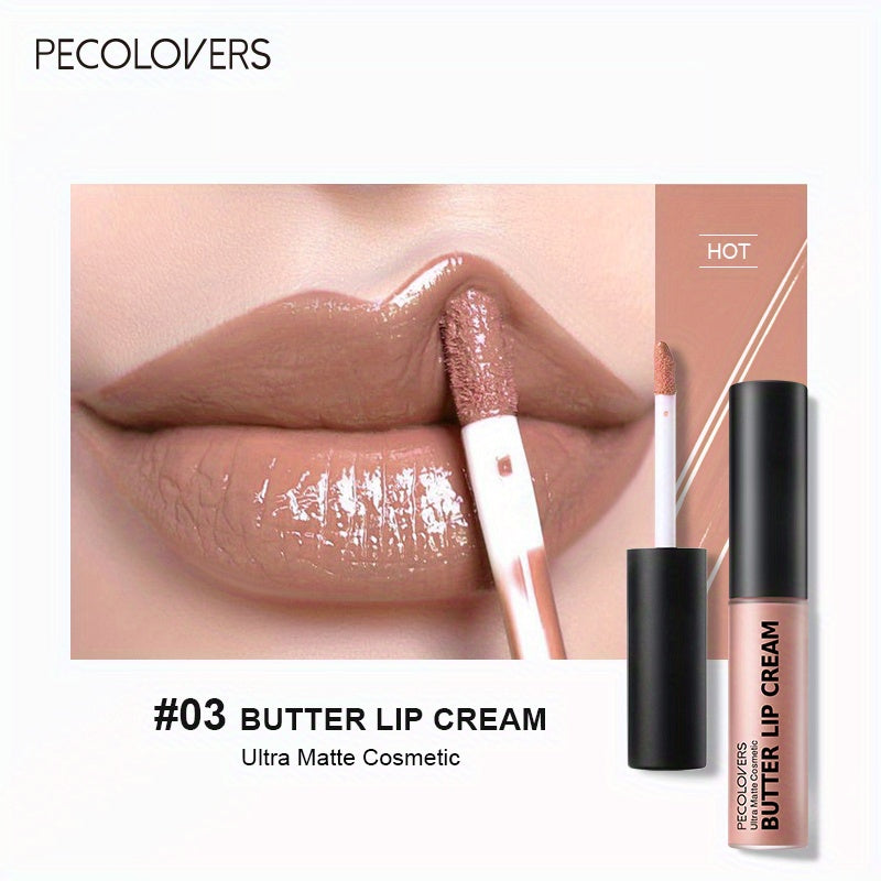Rouge à lèvres liquide imperméable 10 couleurs Ensembles de maquillage à la vitamine E Brillants à lèvres Crème à lèvres