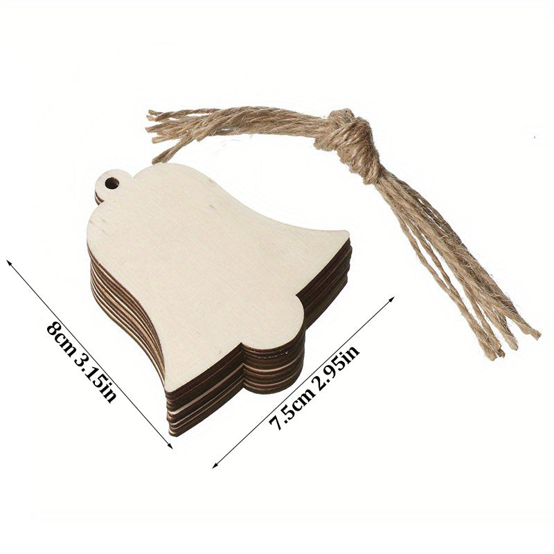 1 Pack, Christmas Pendant Household Decoration Supplies, Wooden Handicrafts, Creative Carving Wood Chips, Christmas Tree Decorations Gifts, Creative Small Gift, Holiday Accessory, Birthday Party Supplies, Birthday Gift, Art C
