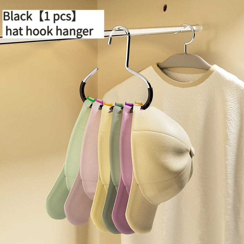 Space-Saving Metal Hat Rack - Portable, Alloy Steel Hanging Organizer for Baseball Caps & More - Perfect for Dorms & Home Storage