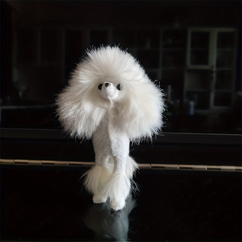 1pc Adorable Pink Poodle Plush Toy - Soft, Cuddly Polyester Material, No Batteries Required, Perfect for Party, Room, Home Decoration, Gift Idea, Collectible Item