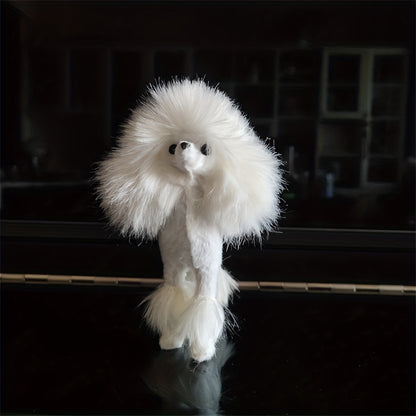 1pc Adorable Pink Poodle Plush Toy - Soft, Cuddly Polyester Material, No Batteries Required, Perfect for Party, Room, Home Decoration, Gift Idea, Collectible Item
