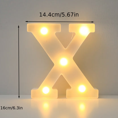 16cm LED Alphabet Light, Luminous Letter and Number Night Light for Family, Bar, Wedding, Birthday, Christmas Party Decoration