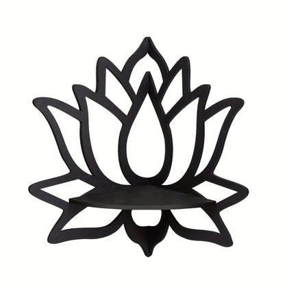 [Creative Lotus Shelf] 1pc Creative Lotus Flower Wall Corner Shelf | Right Angle Decorative Shelf for Home & Wall Decoration