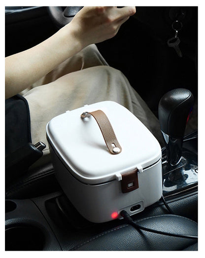 [Portable Electric Lunch Box] 2-in-1 1.8L Electric Lunch Box | Portable Food Heater for Car and Home Use - Kitchen Accessories