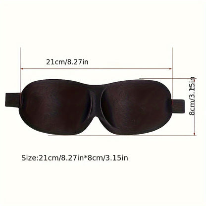 [Blackout Eye Mask] 1/3/5/10 Pack Pure Black 3D Contoured Eye Mask | Soft Comfortable Ergonomic Design, Hypoallergenic & Fragrance-Free, Pure Blackout for Adults, Men & Women - Travel, Home, Office Use, Sleep Enhancement | Mo