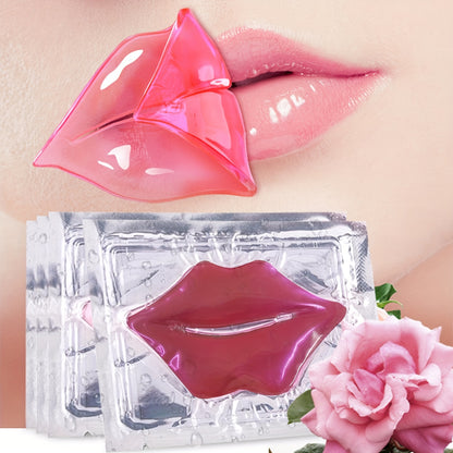 10Pcs Pink Crystal Lip Mask Patches, Hydrating And Moisturizing, Keep All-Day Moisture For Lip, Long-lasting Effect, The Lip Line, Great For Fight Chapped, Plump Lips