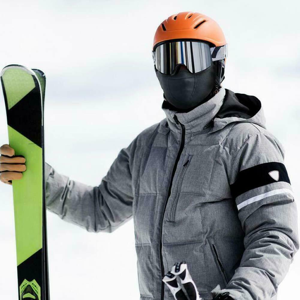 Stay Warm and Comfortable During Winter Activities with this Men's Half Face Mask with Earmuffs!