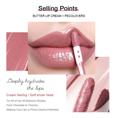 Rouge à lèvres liquide imperméable 10 couleurs Ensembles de maquillage à la vitamine E Brillants à lèvres Crème à lèvres