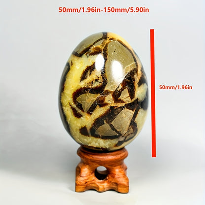 1pc Natural High Quality Turtle Back Stone Dragon Egg Statue, Home Decoration Statue Decoration, Eliminate Negative Energy And Stress, Purify, Holiday Gift For Parents, DIY, Holiday Gift, Crystal Crafts, Classmates Graduation