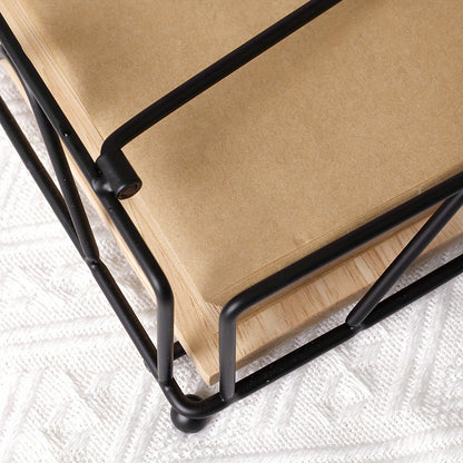 [Metal Napkin Rack] Iron Art Design 1pc Tissue Dispenser - Metal Hollow Napkin Holder for Kitchen Countertop, Dining Table, Home Decoration