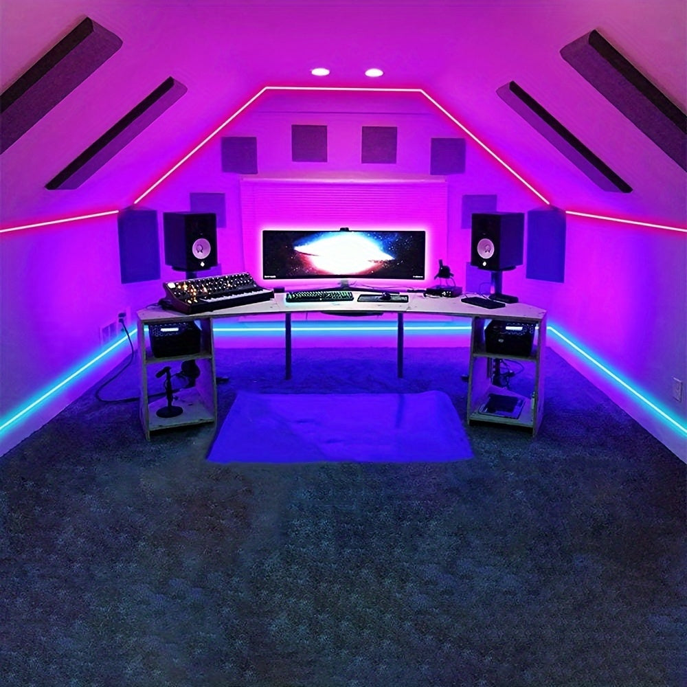 1 Set of USB DIY Backlight TV Light Belt - Flexible 3.28FT/9.84FT SMD 2835 LED Cabinet Light Strip for Home Decoration, Ambient Lighting, and TV Background Illumination - Easy to Install and Energy-Efficient