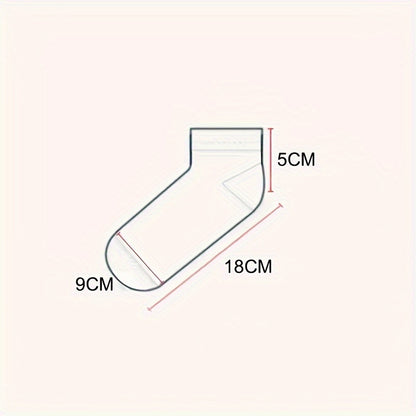 1/5/10/20 Pairs Men's Anti-odor Plain Color Thin Sweat-absorbing Breathable Invisible Ankle Socks, Boat Socks For Spring & Summer