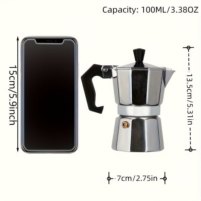 [European Coffee Tools] Octagonal Mocha Coffee Pots & European Coffee Tools | Italian Aluminum Models - Wholesale with Cross-Border Shipping