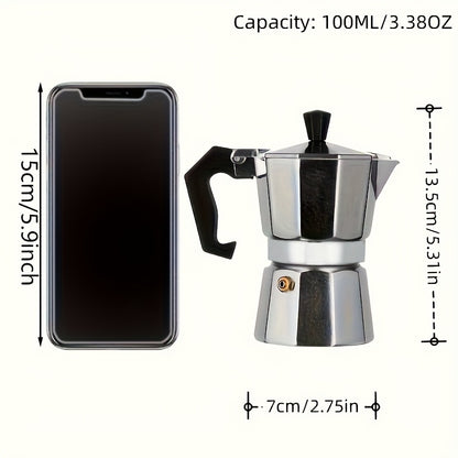 [European Coffee Tools] Octagonal Mocha Coffee Pots & European Coffee Tools | Italian Aluminum Models - Wholesale with Cross-Border Shipping