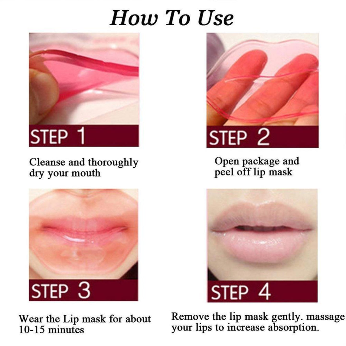 10Pcs Pink Crystal Lip Mask Patches, Hydrating And Moisturizing, Keep All-Day Moisture For Lip, Long-lasting Effect, The Lip Line, Great For Fight Chapped, Plump Lips
