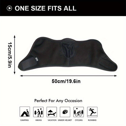 Stay Warm and Comfortable During Winter Activities with this Men's Half Face Mask with Earmuffs!