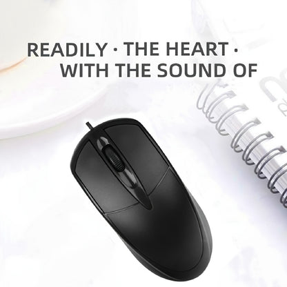 1pc Ambidextrous Wired USB Optical Mouse, 1200DPI Trackball, Smooth Movement on Various Surfaces, Anti-Slip Roller, Compatible with PC, Notebook, Desktop - Plastic, Wheel-Mouse, No Battery Required