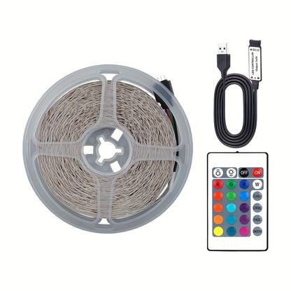 1 Set of USB DIY Backlight TV Light Belt - Flexible 3.28FT/9.84FT SMD 2835 LED Cabinet Light Strip for Home Decoration, Ambient Lighting, and TV Background Illumination - Easy to Install and Energy-Efficient