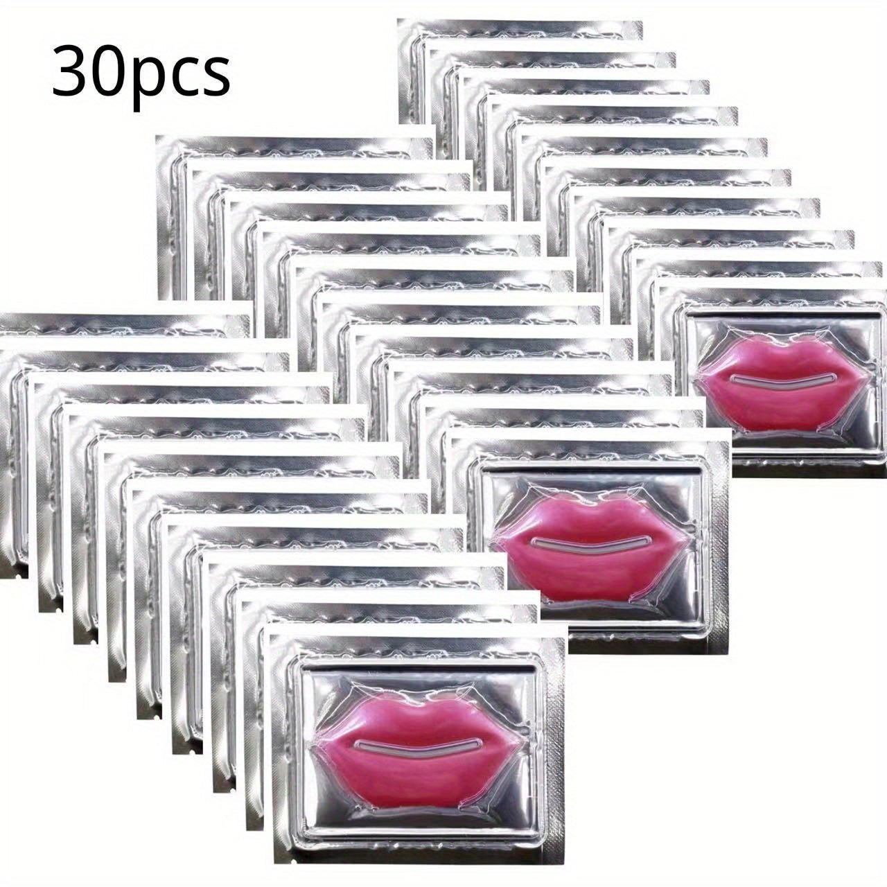 10Pcs Pink Crystal Lip Mask Patches, Hydrating And Moisturizing, Keep All-Day Moisture For Lip, Long-lasting Effect, The Lip Line, Great For Fight Chapped, Plump Lips