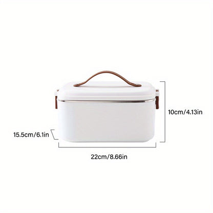 [Portable Electric Lunch Box] 2-in-1 1.8L Electric Lunch Box | Portable Food Heater for Car and Home Use - Kitchen Accessories