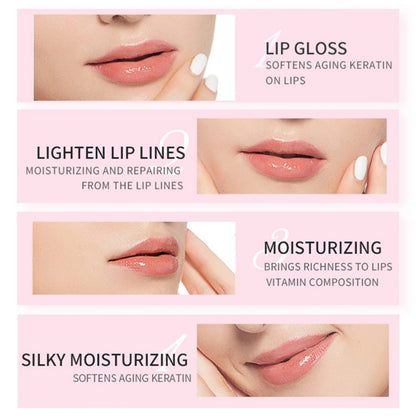 10Pcs Pink Crystal Lip Mask Patches, Hydrating And Moisturizing, Keep All-Day Moisture For Lip, Long-lasting Effect, The Lip Line, Great For Fight Chapped, Plump Lips