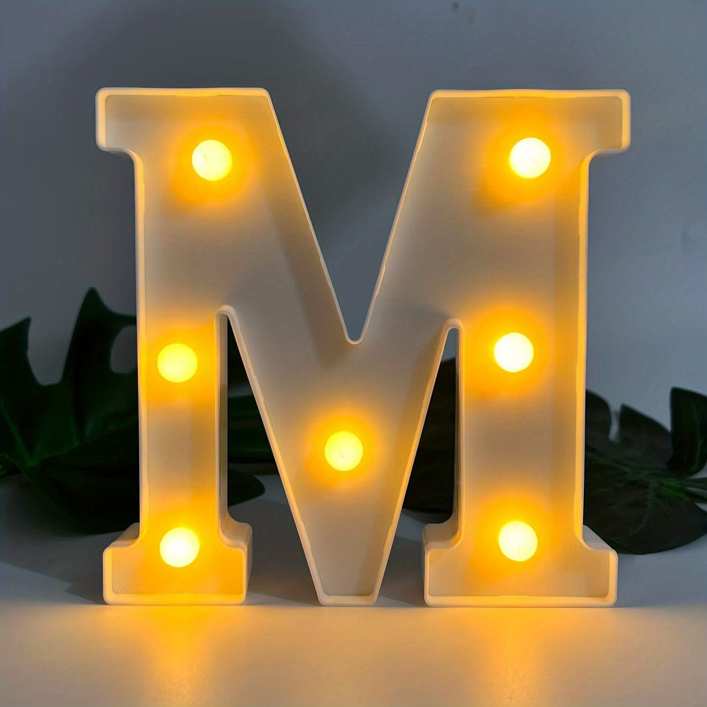1pc Alphabet Letter LED Lights Luminous Number Lamp Decor, Battery Night Ligh, t For Home Wedding Birthday Christmas Party Decoration Letters Numbers Light, Home Decor