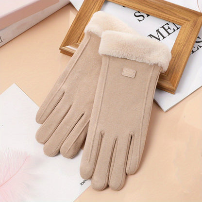 [Winter Touchscreen Gloves] Thickened Warm Winter Gloves - Unisex Touchscreen Gloves for Outdoor Skiing and Cycling - Pair