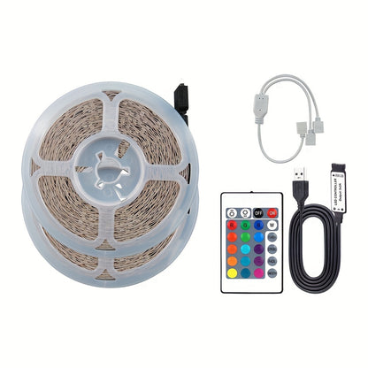 1 Set of USB DIY Backlight TV Light Belt - Flexible 3.28FT/9.84FT SMD 2835 LED Cabinet Light Strip for Home Decoration, Ambient Lighting, and TV Background Illumination - Easy to Install and Energy-Efficient