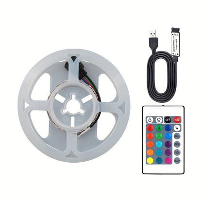 1 Set of USB DIY Backlight TV Light Belt - Flexible 3.28FT/9.84FT SMD 2835 LED Cabinet Light Strip for Home Decoration, Ambient Lighting, and TV Background Illumination - Easy to Install and Energy-Efficient
