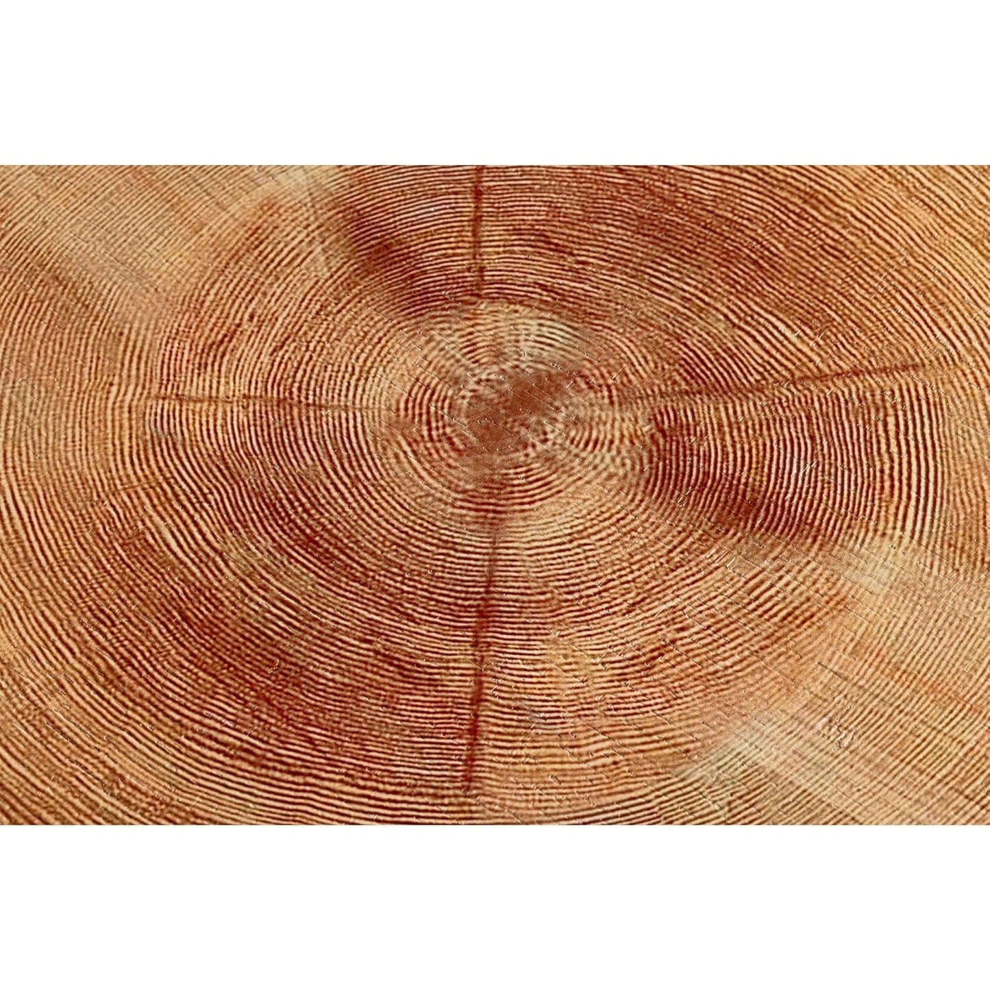 [Modern Farmhouse Nesting Table] Modern Farmhouse Nesting Table Round Natural Finish with Handcrafted Ring Motif, Light Red + Wood Color Furniture for Home, Storage Shelves, Nightstand, Living Room Coffee Table Set