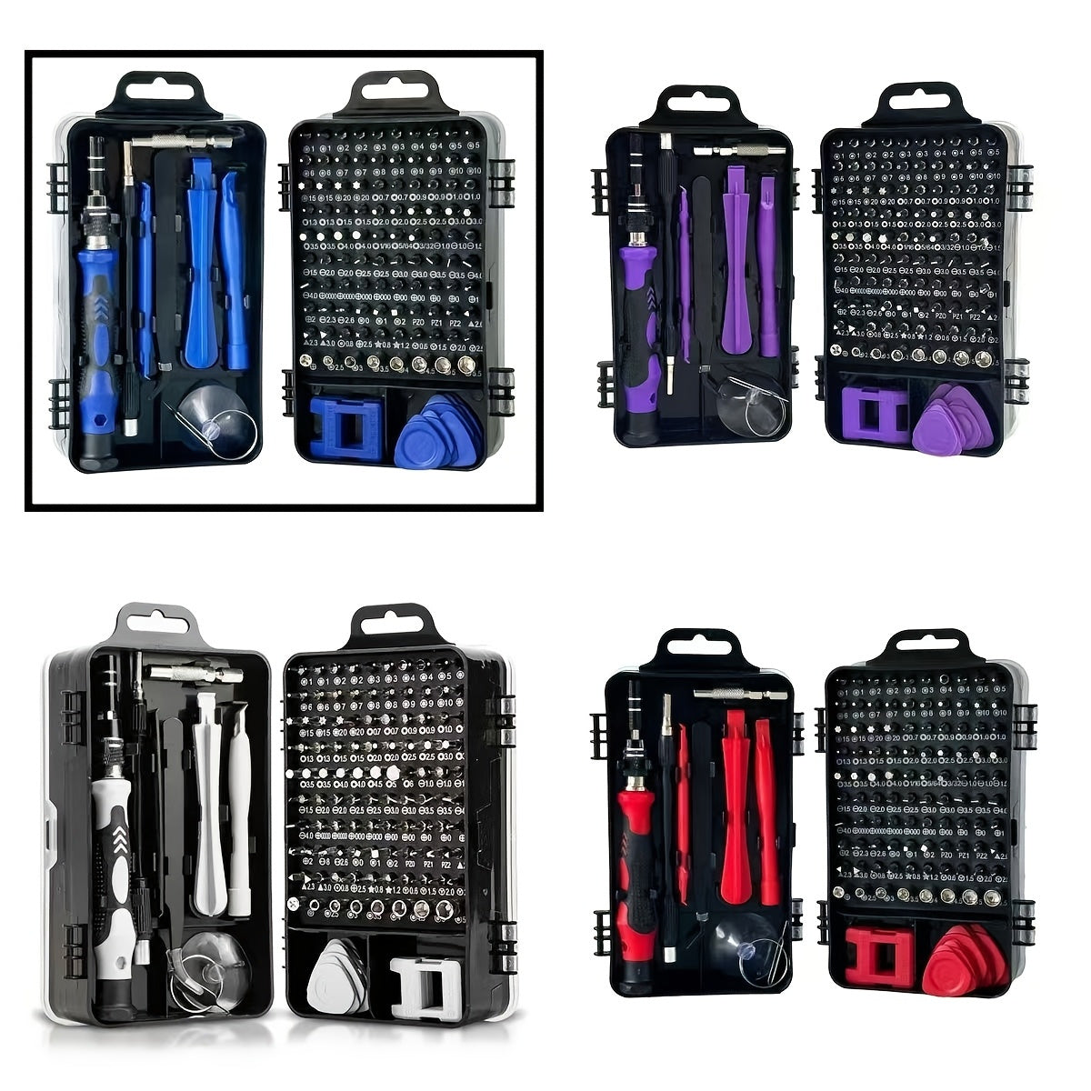 115-in-1 Upgrade Screwdriver Set Strong Magnetic High Hardness Multifunctional Disassembly Complete Set of Tools with Special-shaped Bits