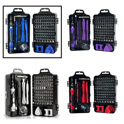 115-in-1 Upgrade Screwdriver Set Strong Magnetic High Hardness Multifunctional Disassembly Complete Set of Tools with Special-shaped Bits