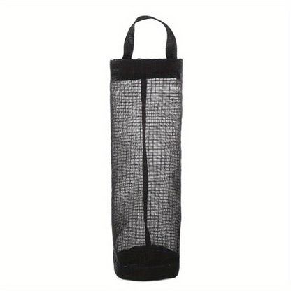 [Durable Trash Bag Organizer] Durable Plastic Under-Cabinet Kitchen Trash Bag Organizer | Open Storage Design, Secure Mounting, Space-Saving Garbage Bag Holder for Countertop Clutter Reduction, Sleek Storage Solution | Sturdy