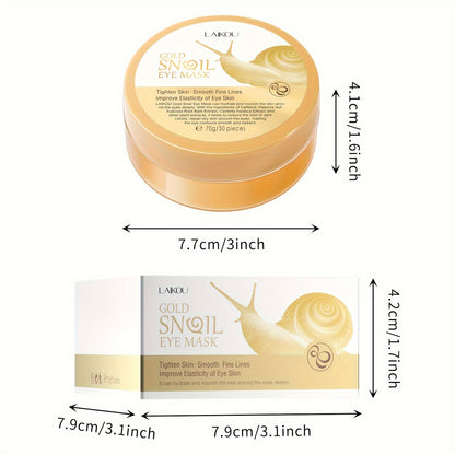 1 Box Snail Eye Mask, Eye Patch, Under Eye Patches For Puffy Eyes, Eye Masks For Dark Circles And Moisturizing
