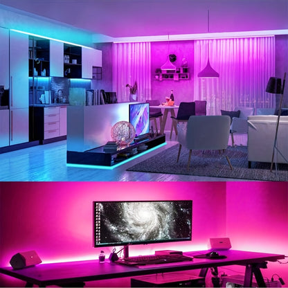 1 Set of USB DIY Backlight TV Light Belt - Flexible 3.28FT/9.84FT SMD 2835 LED Cabinet Light Strip for Home Decoration, Ambient Lighting, and TV Background Illumination - Easy to Install and Energy-Efficient