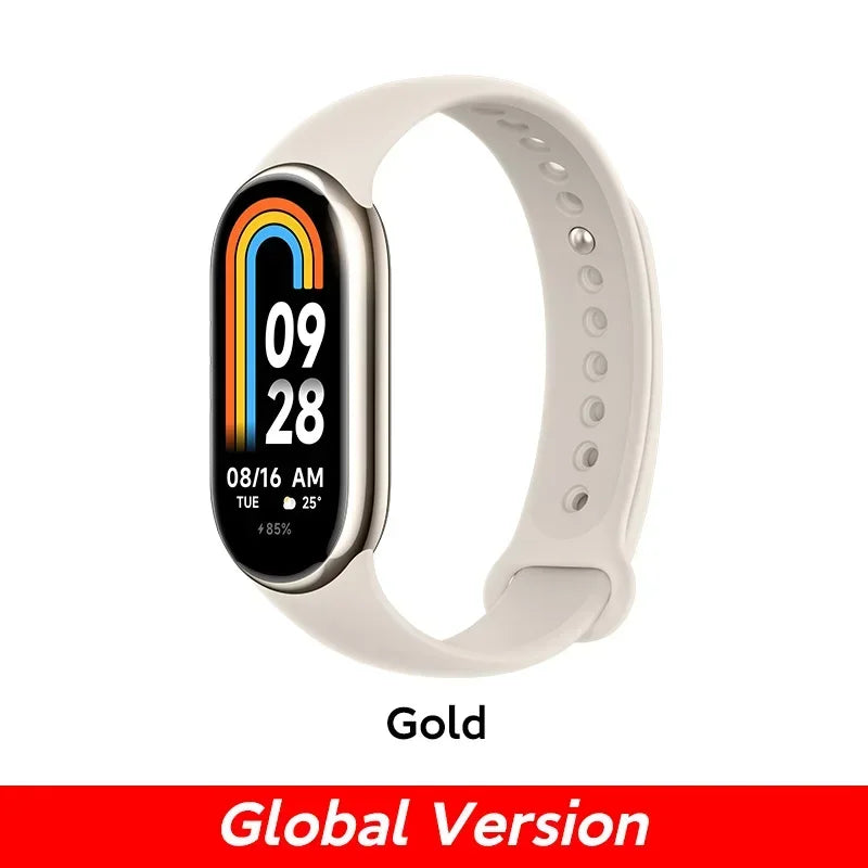[World Premiere] Global Version Xiaomi Band 8 1.62'' AMOLED Ultra Long Life 16 Days Smart Bracelet 150+ Sport Modes