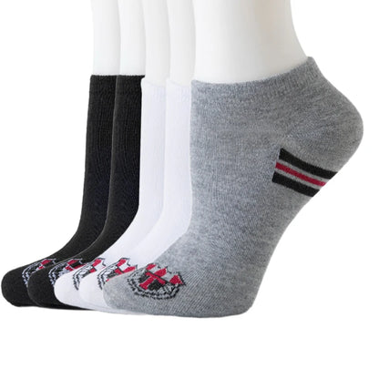5/8 paires de chaussettes décontractées en coton noir pour hommes et femmes, longueur moyenne, douces et chaudes, automne/hiver, couleur unie