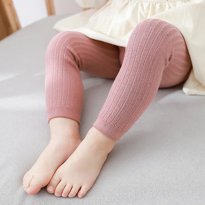 1 Piece Girls Toddler Baby Basic Ribbed Sweater and Leggings Footless Tights Kids Little Girls Dress Bottom Top Pants 1-6 Years