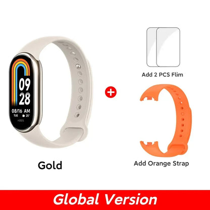 [World Premiere] Global Version Xiaomi Band 8 1.62'' AMOLED Ultra Long Life 16 Days Smart Bracelet 150+ Sport Modes